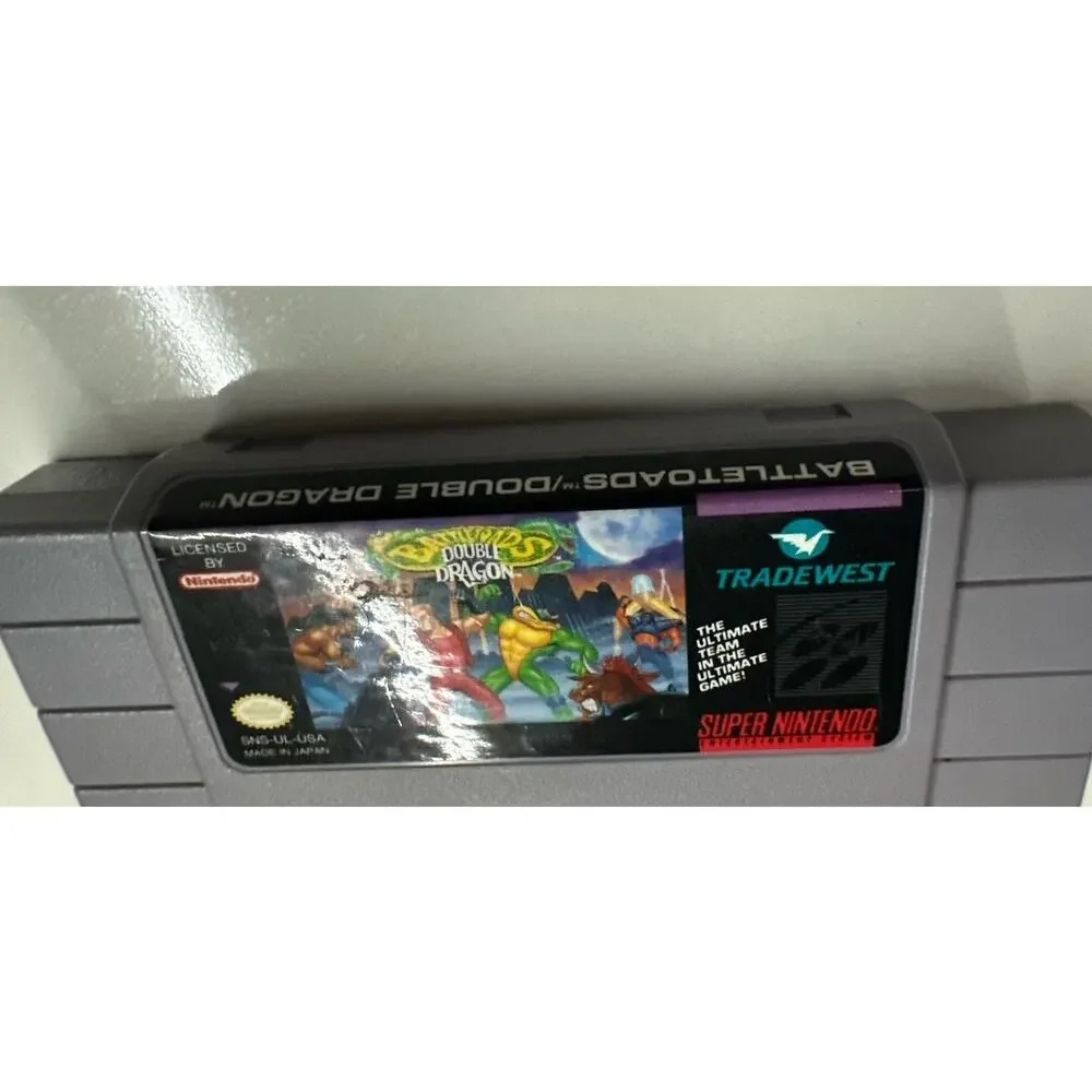 Super Double Dragon SNES Authentic Cartridge